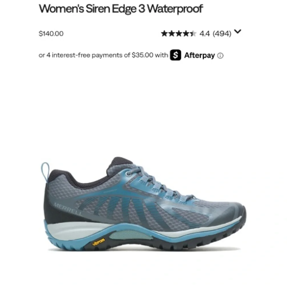 Merrell women’s size